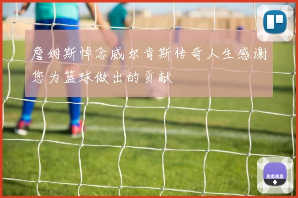 詹姆斯悼念威尔肯斯传奇人生感谢您为篮球做出的贡献